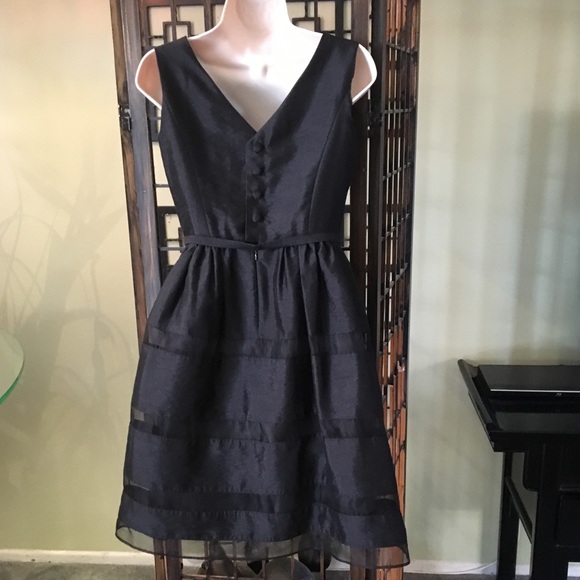 Taylor Party/Occasion Dress Fit & flair black size 4 - Picture 6 of 8